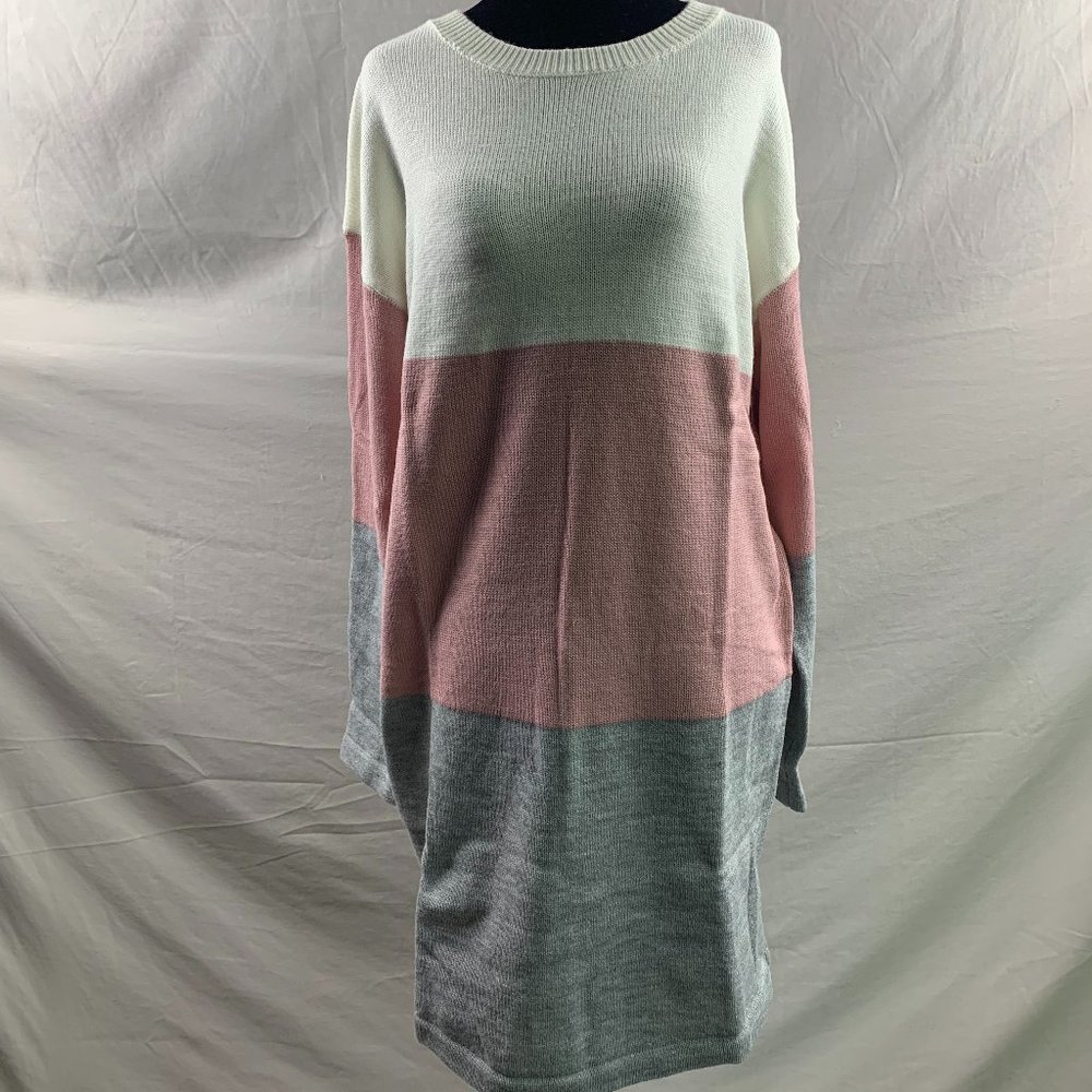 LAST ONE ๐ฅ Color Block Sweater Dress - Picture 6 of 8